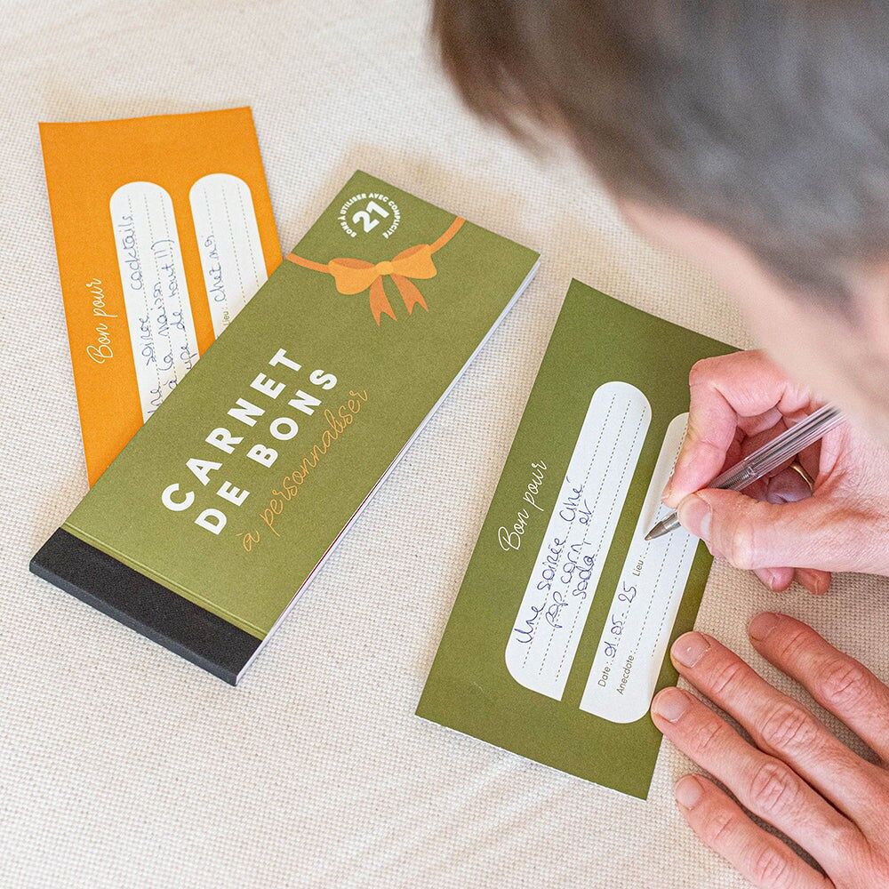 100 % anpassbares Gutscheinheft