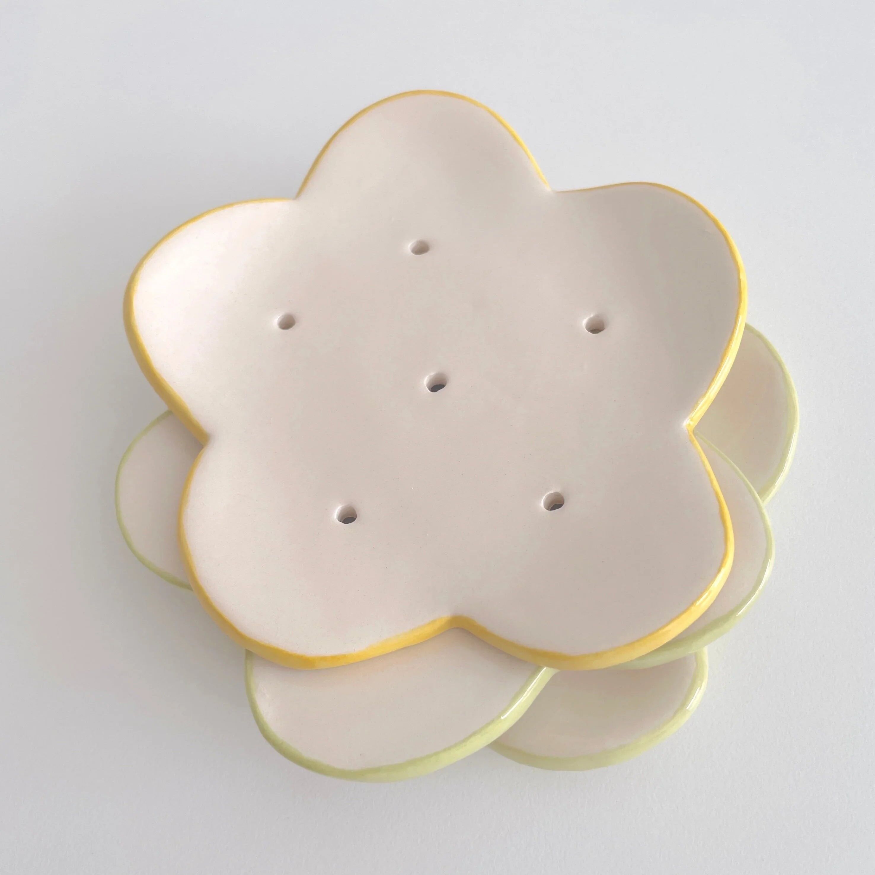 Portasapone a forma di fiore