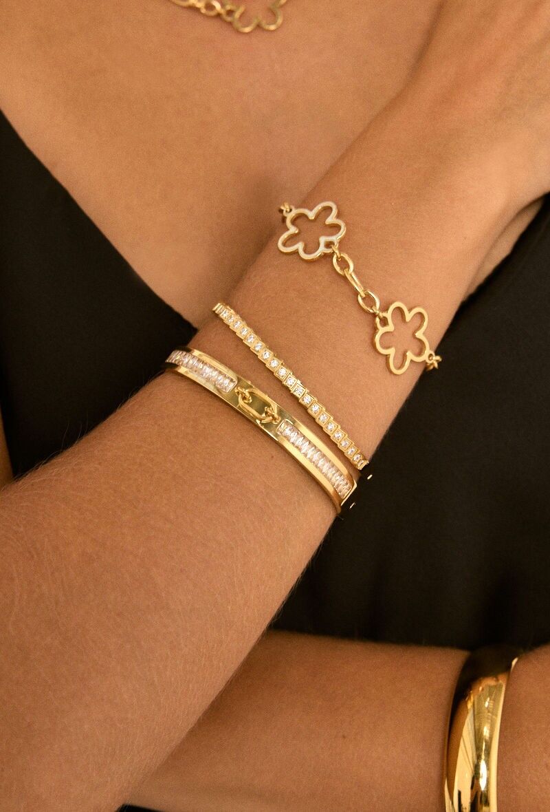 Bracciale rigido in acciaio inossidabile 324AQ303