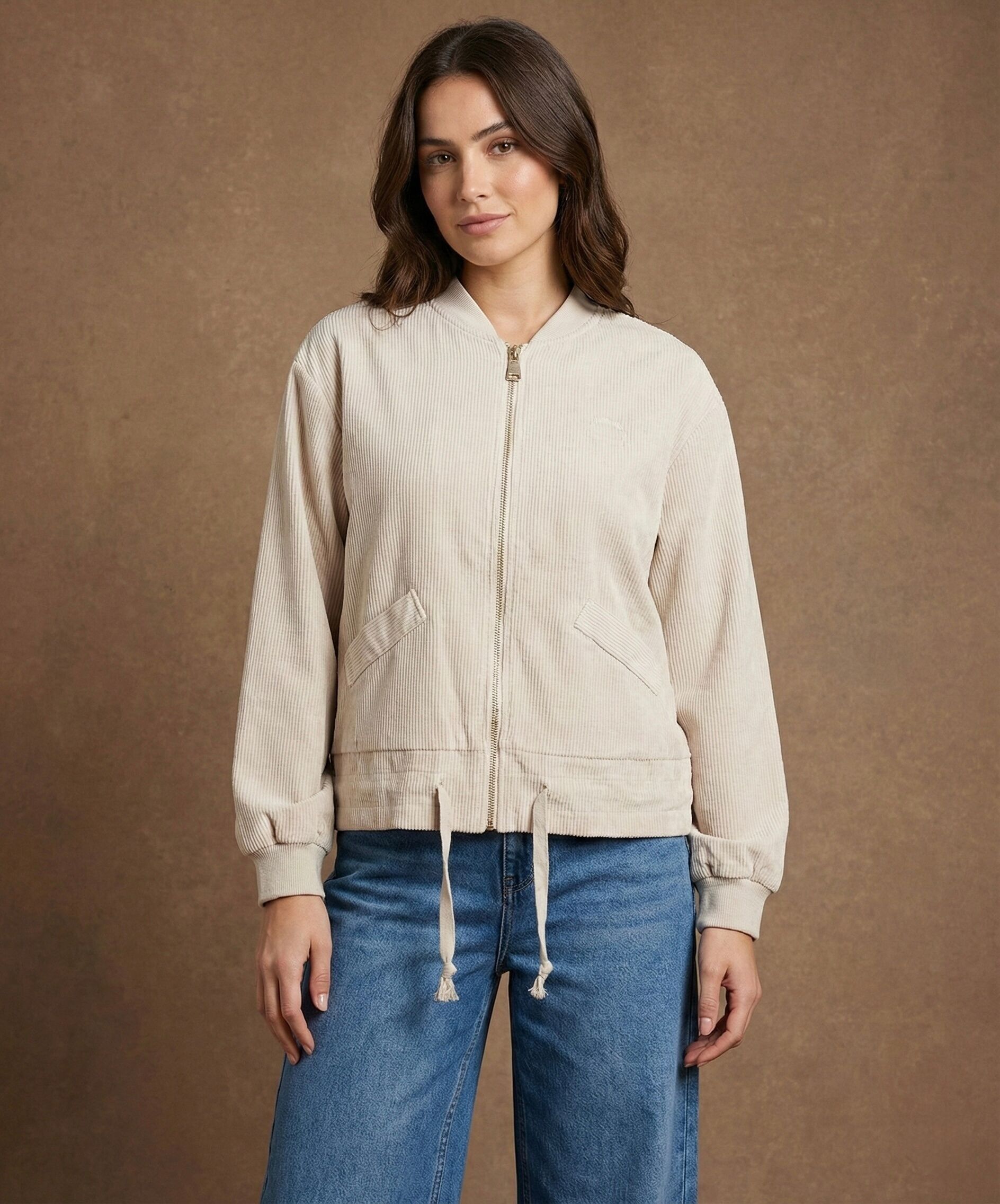 Bomber in velour tricoté PV2537