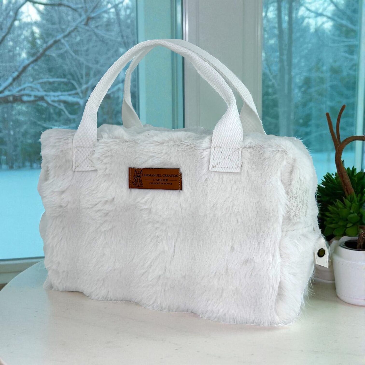 Ice cube S insulated bag, "Bubble" white