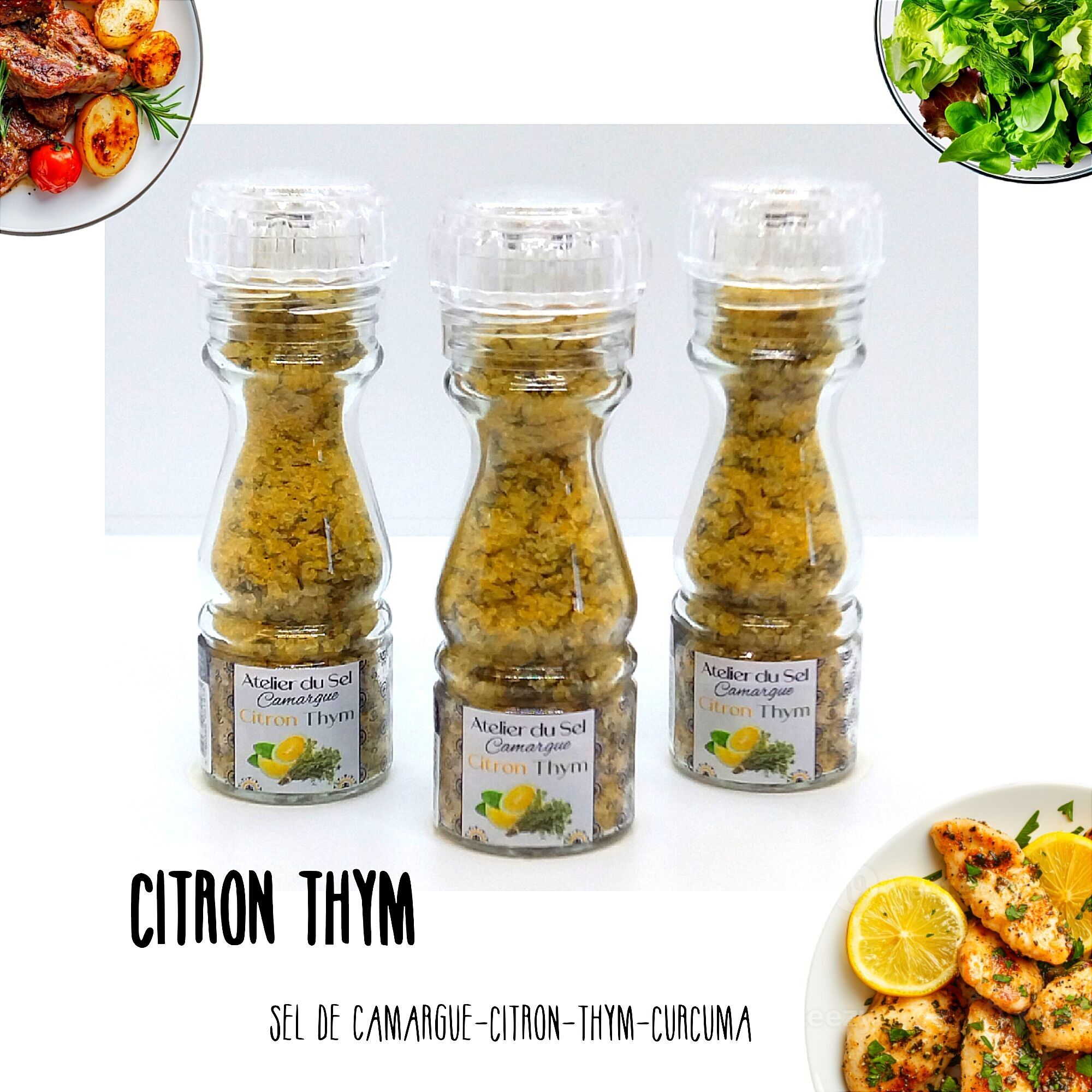 Salzmühle "Zitronenthymian" 115gr