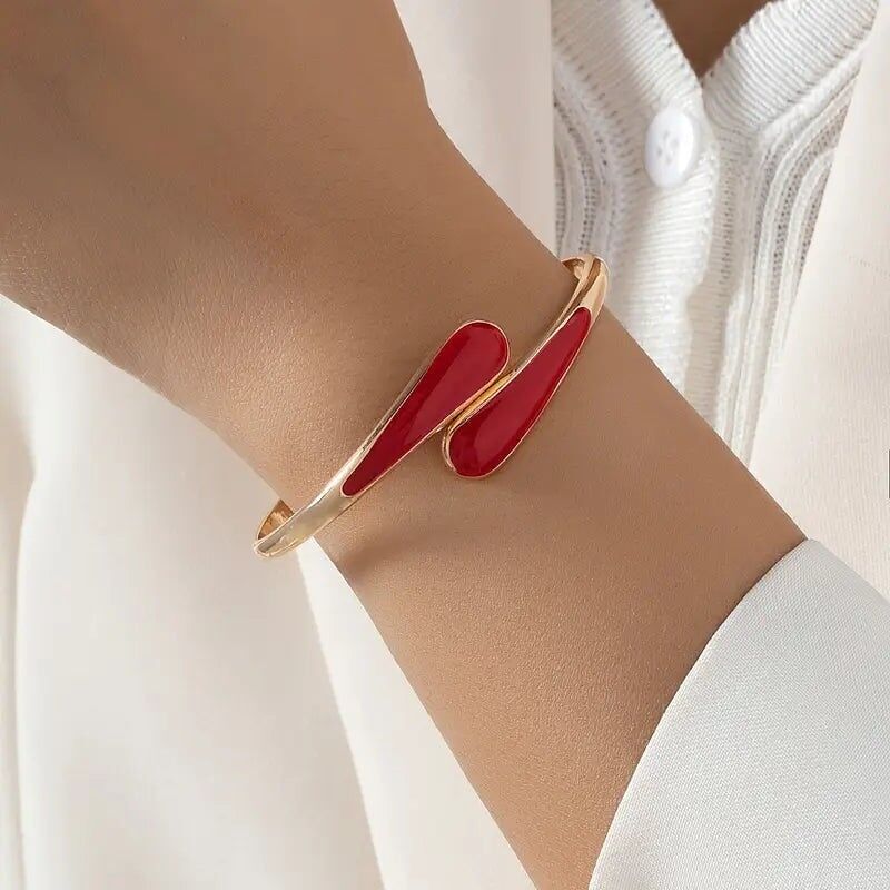 Brazalete de esmalte - Joyería abierta - Uso diario