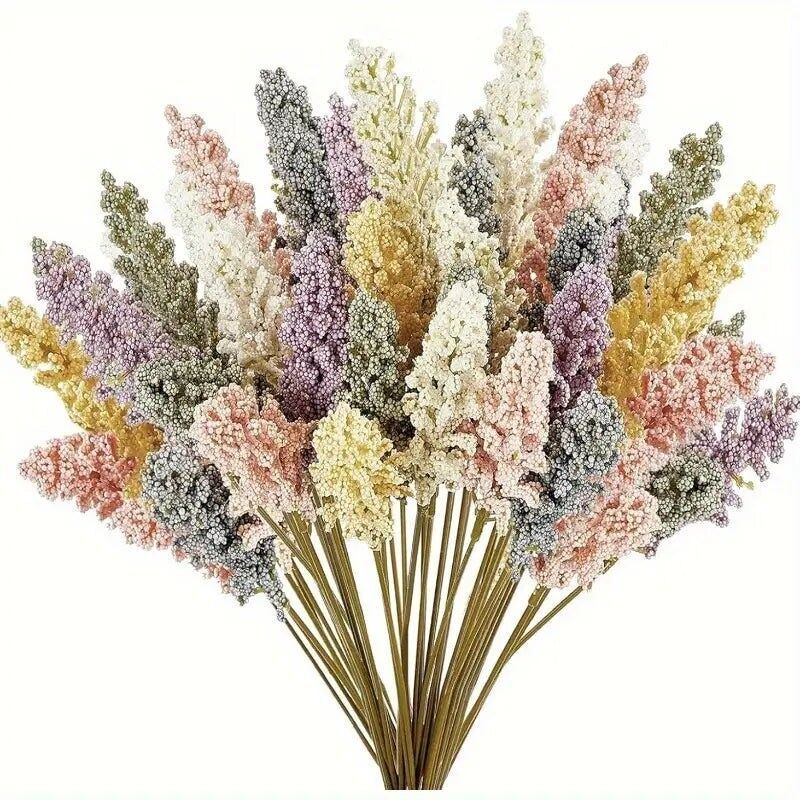 Pastel Artificial Flowers 36pcs - Wedding Party Home Decor