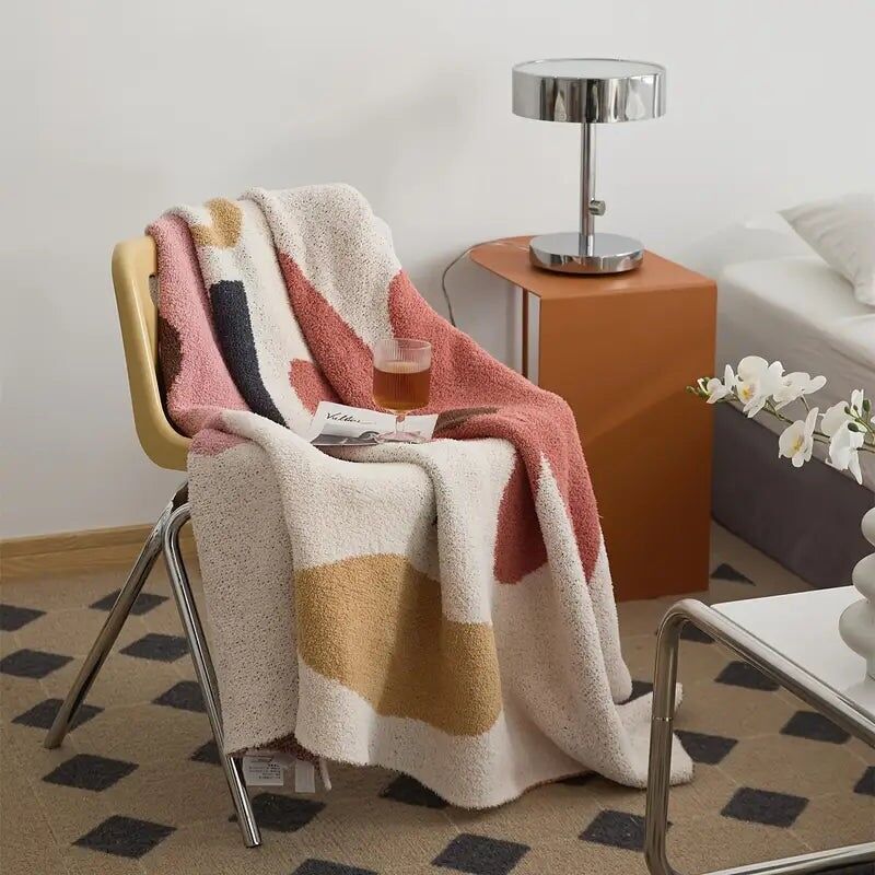 Son to Mom Throw Blanket - Warm Fleece Sofa Bed Camping