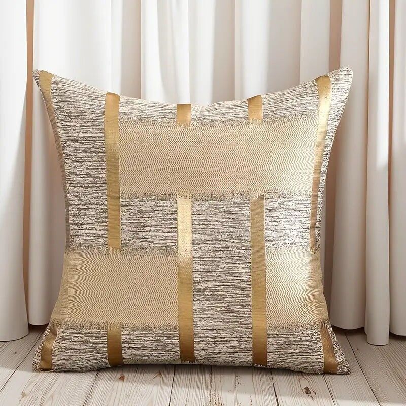 Geometric Pillow Covers 45x45 - Modern Sofa Decor - Set of 2