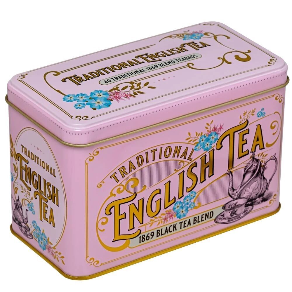 Thé anglais vintage victorien 1869 40 sachets de thé