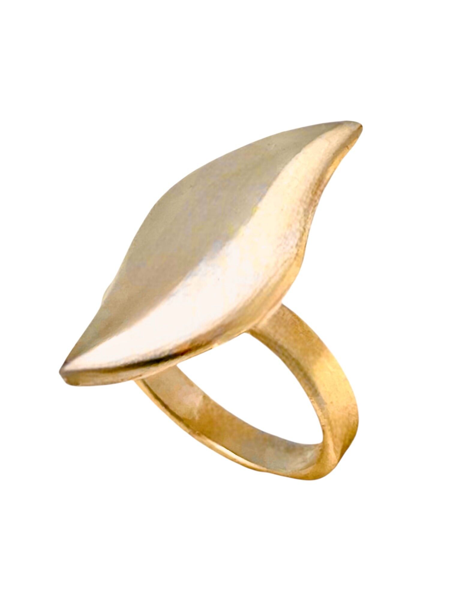 Anello Drop by Drop in ottone placcato oro