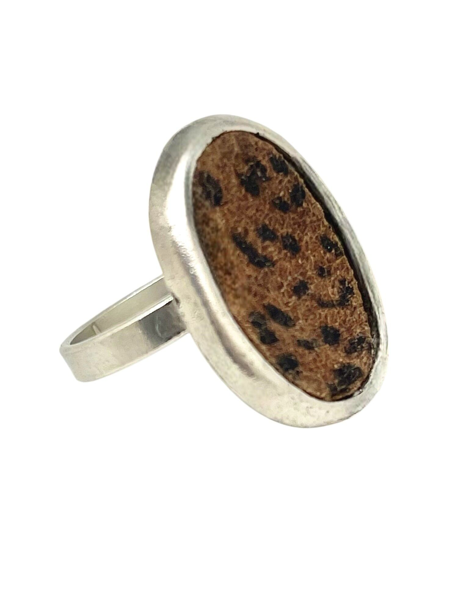 Anello Jungle in argento 10µ