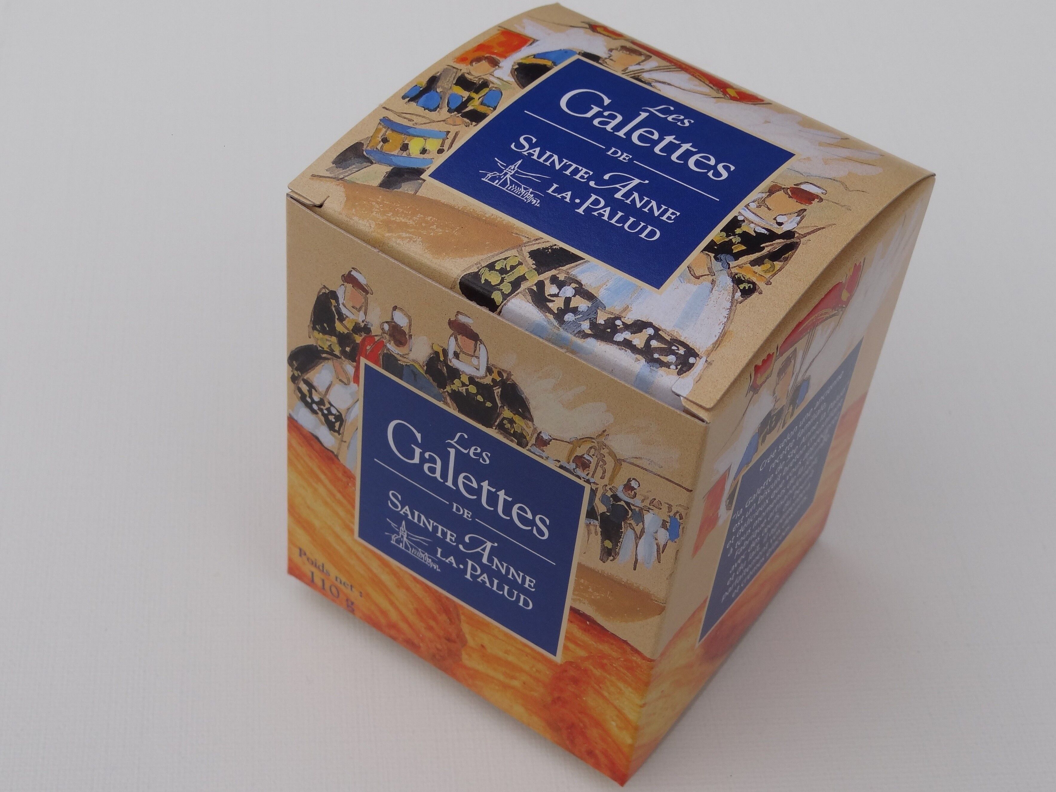 Caja de cartón de galettes