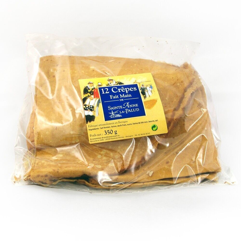 12 panqueques de trigo