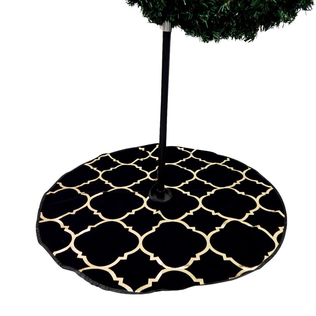 Baumrock – Schwarz & Goldfolie