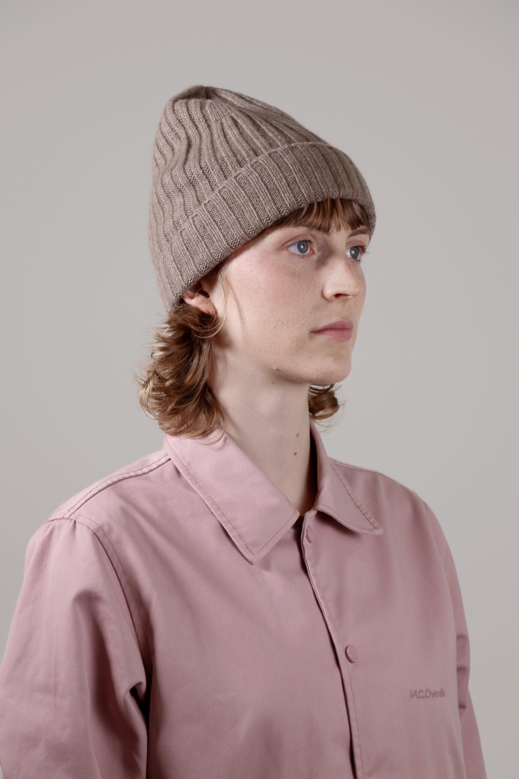 RIBBED - Berretto unisex 100% cashmere