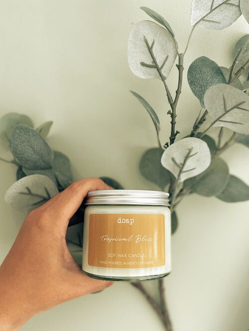 Tropical Bliss Vegan Soy Wax Candle