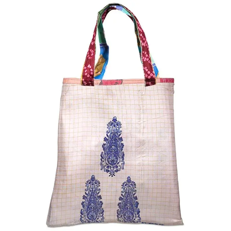 Achat Sac de courses fabriqué à partir de sacs de riz recyclés -- 50x40 ...