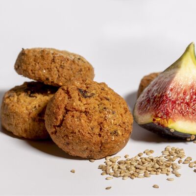 Biscuit gamme "les Savoureux" saveur figue-sésame en vrac - NATURELLEMENT SANS GLUTEN