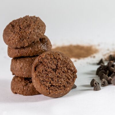 Gama de galletas "Les Savoureux" sabor dúo chocolate a granel - NATURALMENTE SIN GLUTEN