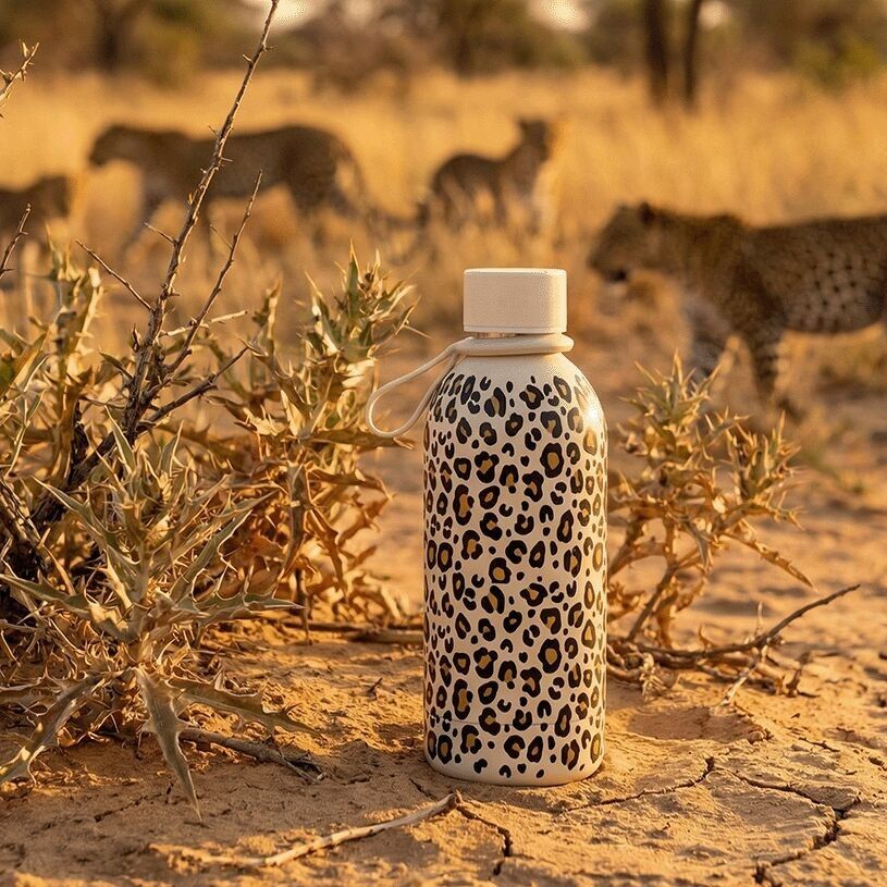 Insulated bottle - Blush - ceramic - Leopard - 500ml