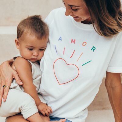 T-shirt d'allaitement AMOR