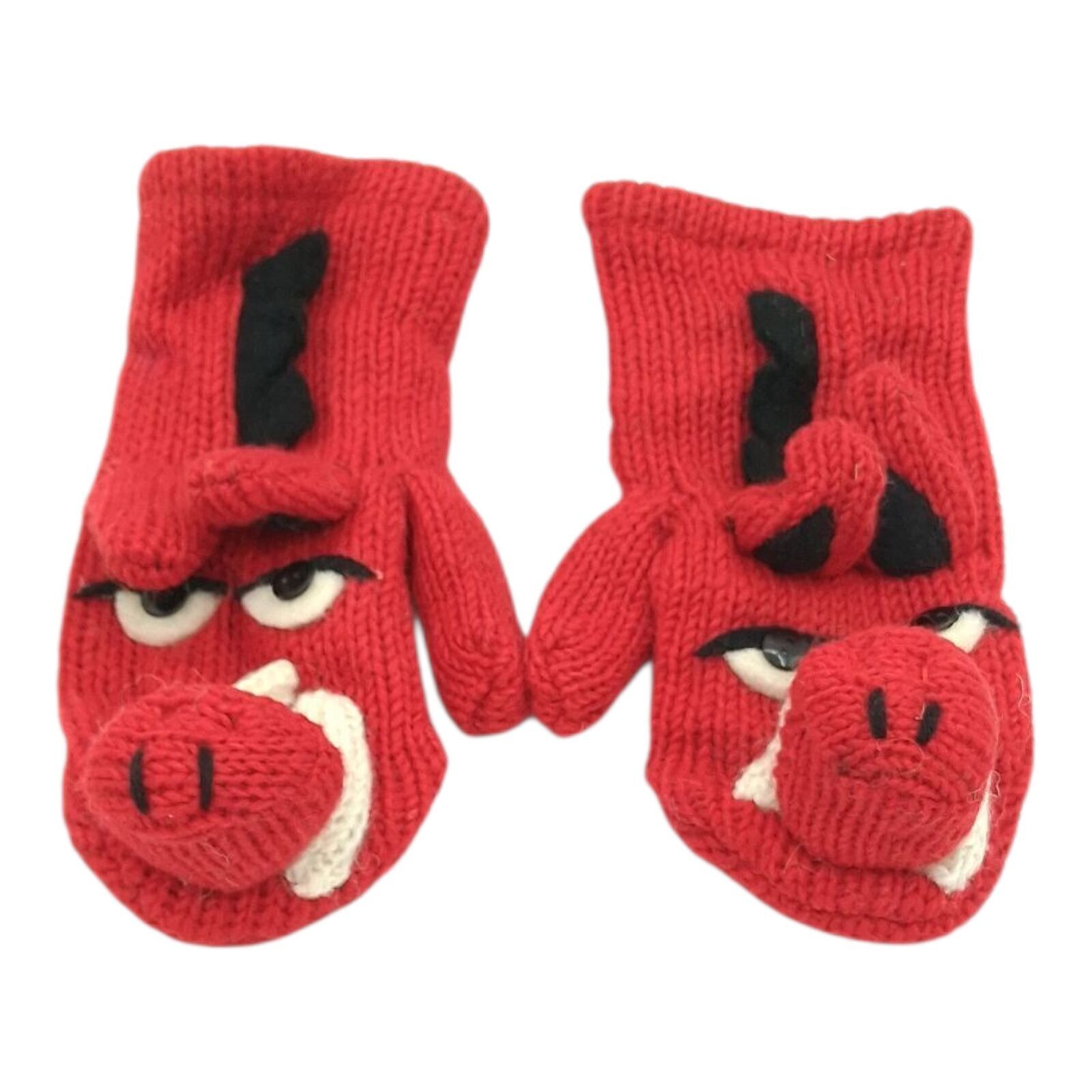 Guanto per bambini cinghiale rosso