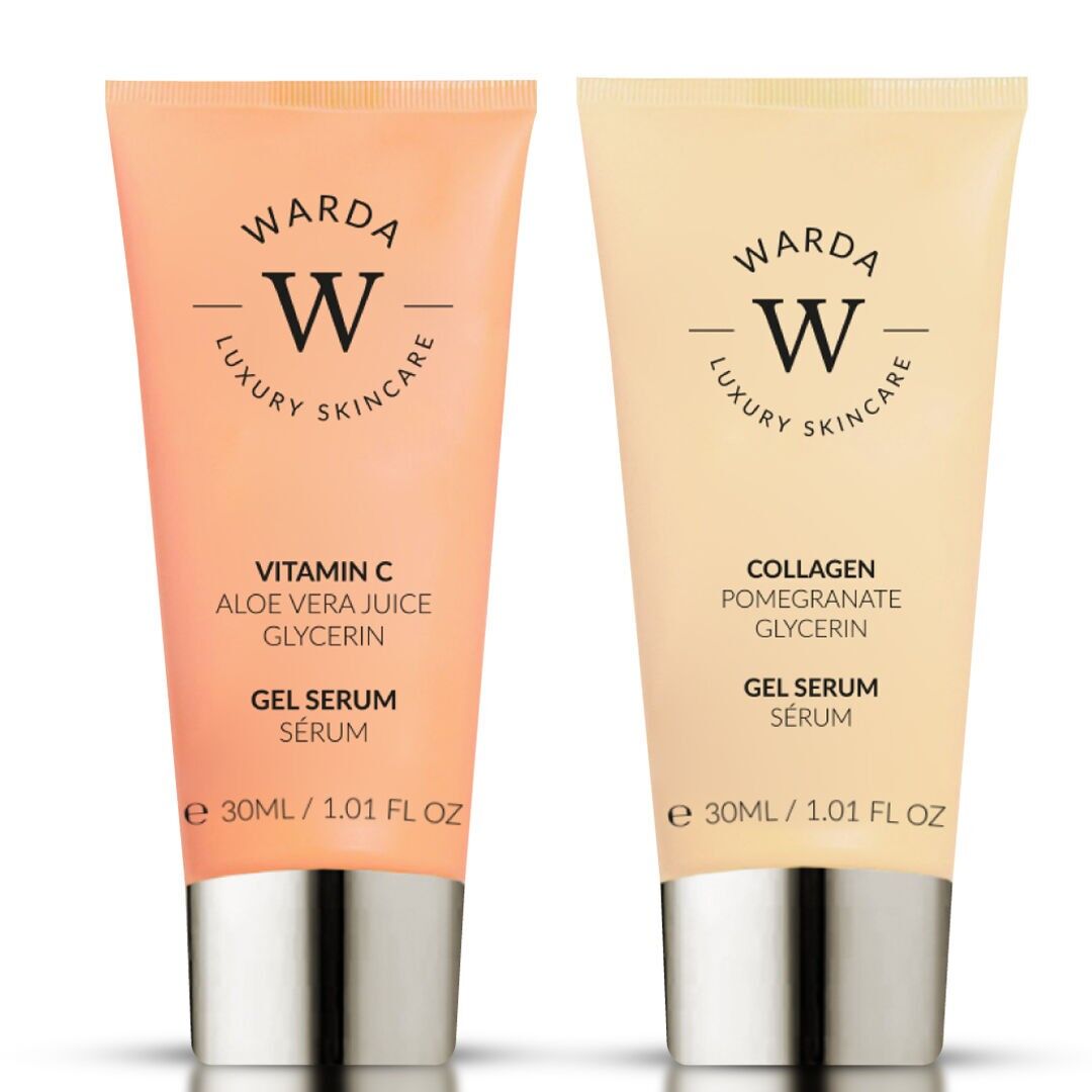 SKIN GLOW BOOST SIERO IN GEL ALLA VITAMINA C 30 ml + SKIN LIFTER BOOST SIERO IN GEL AL COLLAGENE 30 ml