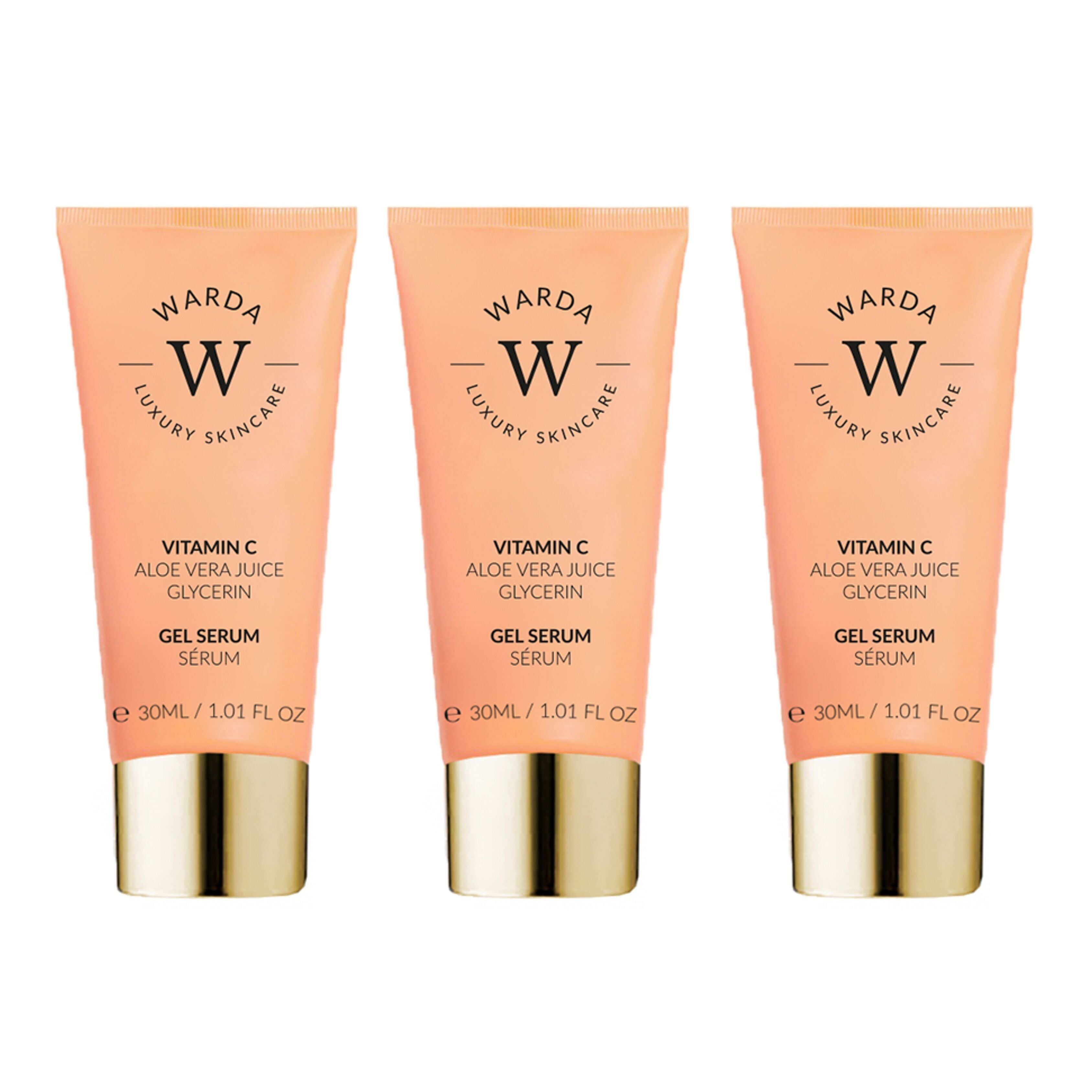 3 x SKIN GLOW BOOST SIERO IN GEL ALLA VITAMINA C 30 ml