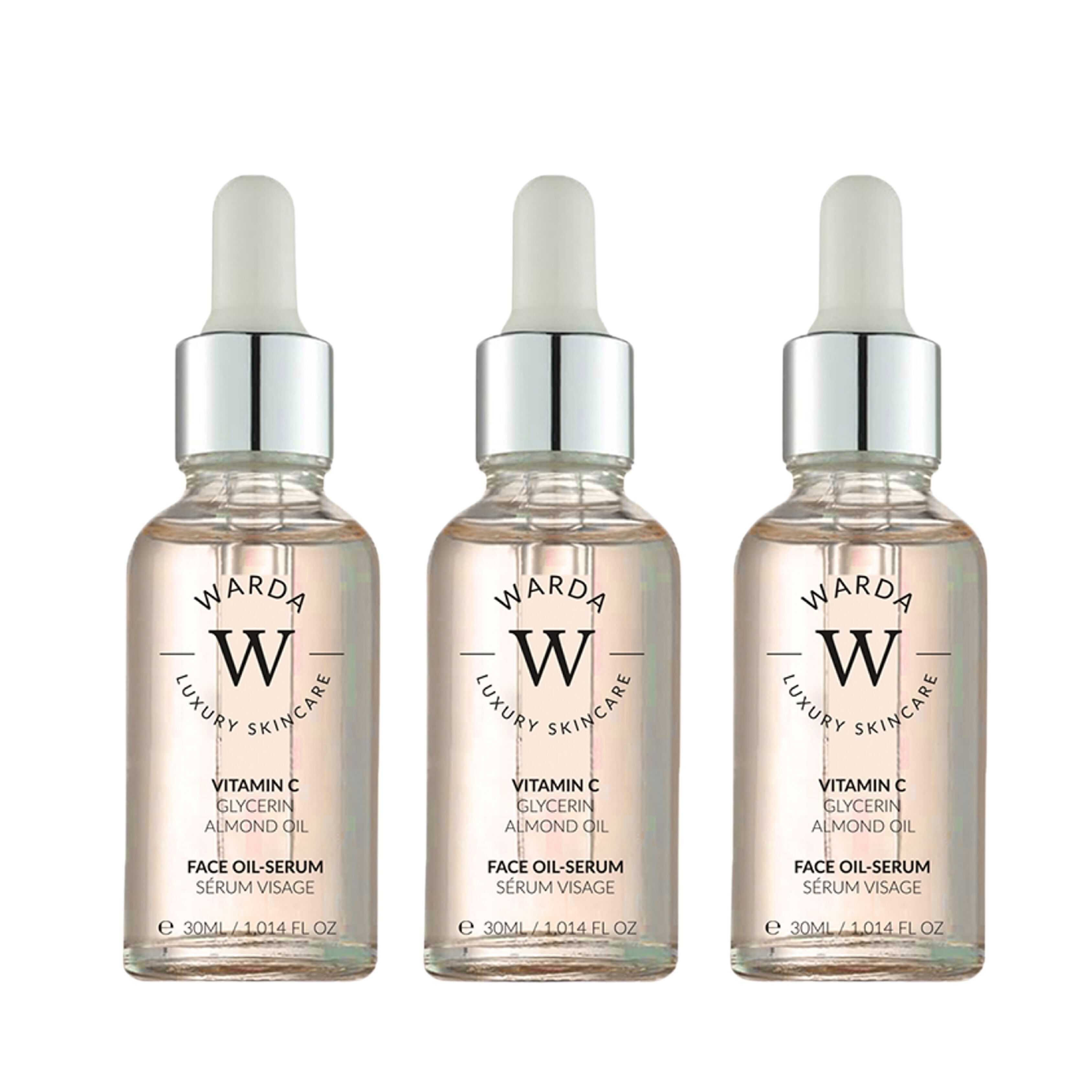 3 x VITAMIN C GLOW BOOST OIL-SERUM 30ml
