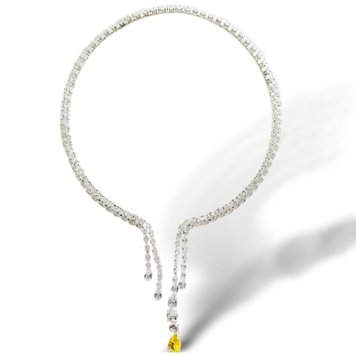 COLLANA PENDENTI YELLOW DIAMOND
