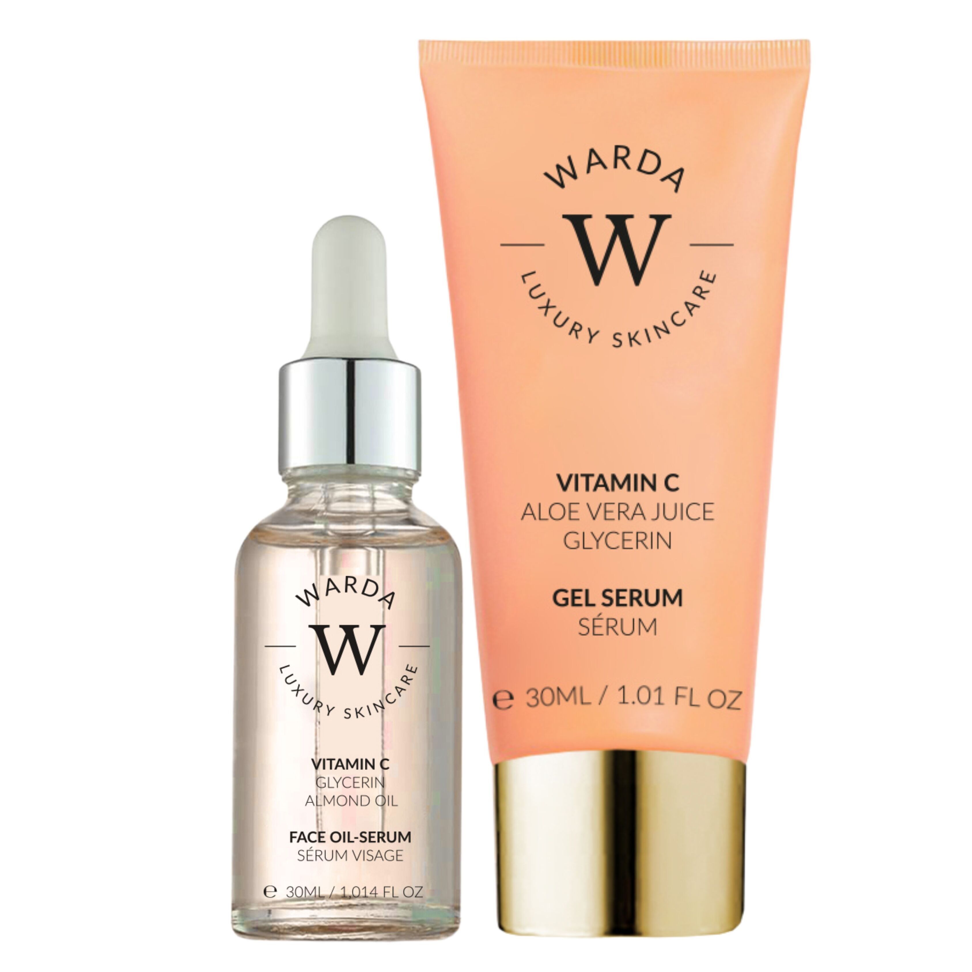SIERO OLIO ALLA VITAMINA C GLOW BOOST 30 ml + SIERO GEL ALLA VITAMINA C SKIN GLOW BOOST 30 ml