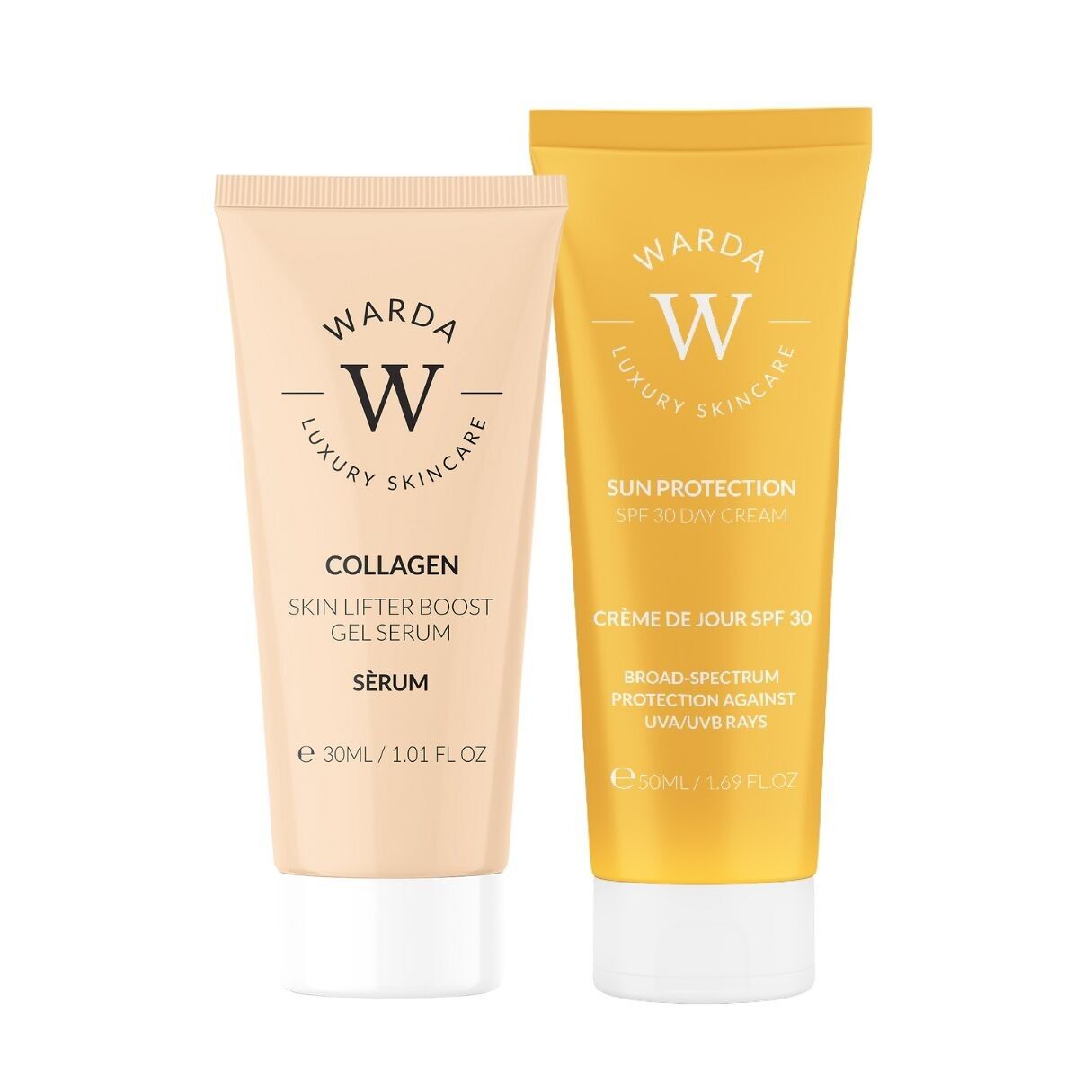 SKIN LIFTER BOOST COLLAGEN GEL SERUM 30ml + SUN PROTECTION SPF 30 DAY CREAM 50ml