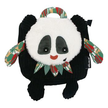 Sac à dos velours Rototos le panda 1