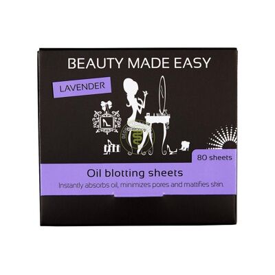 Oil Blotting Sheets Lavendel
