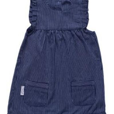 Rüschenkleid "Ida", blau - 86/92