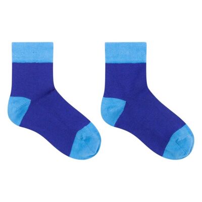 Crew socks Blue-Light Blue 2Y - 4Y