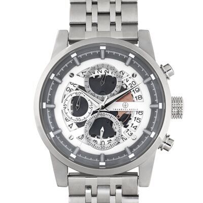 CM1055-03 - Montre homme chronographe Trendy Classic - Bracelet acier inoxydable - Master