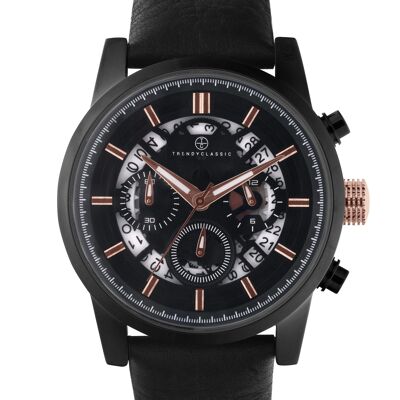 CC1053-02 - Montre homme analogique Trendy Classic - Bracelet cuir - Chronographe - Octave