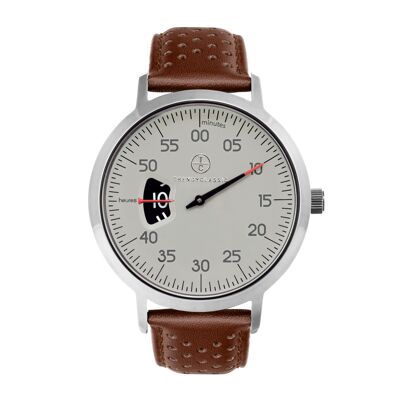 CC1050-03 - Trendy Classic analog men's watch - Leather strap - Paul