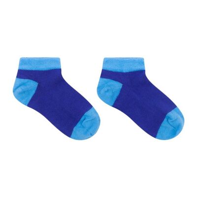 Sneaker socks Blue-Light Blue 6Y - 8Y