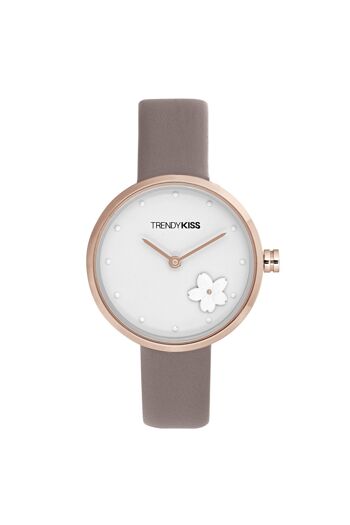 TRG10143-03 - Montre femme analogique Trendy Kiss - Bracelet cuir - Georgia 1