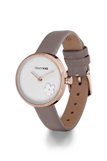 TRG10143-03 - Montre femme analogique Trendy Kiss - Bracelet cuir - Georgia 2