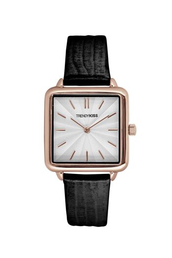 TRG10145-02 - Montre femme analogique Trendy Kiss - Bracelet cuir type lézard - Rita 1