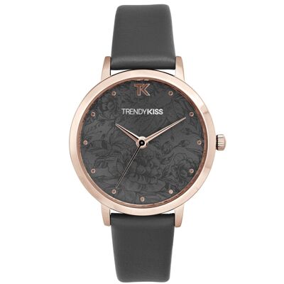 TRG10146-02 - Reloj analógico para mujer Trendy Kiss - Correa de piel - Louise