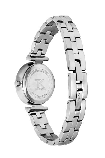 TM10147-03 - Montre femme analogique Trendy Kiss - Bracelet métal - Boitier avec strass - Adèle 3