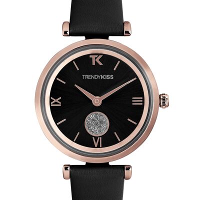 TRG10139-02 - Trendy Kiss analog women's watch - Leather strap - Leonie