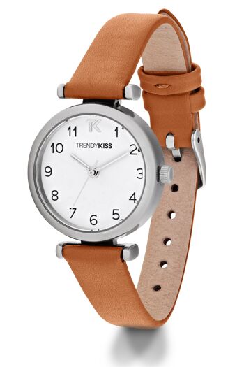 TC10134-01 - Montre femme analogique Trendy Kiss - Bracelet cuir - Romy 2