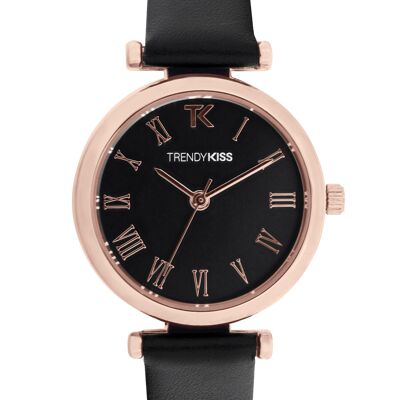 TRG10134-02 - Trendy Kiss analog women's watch - Leather strap - Romy