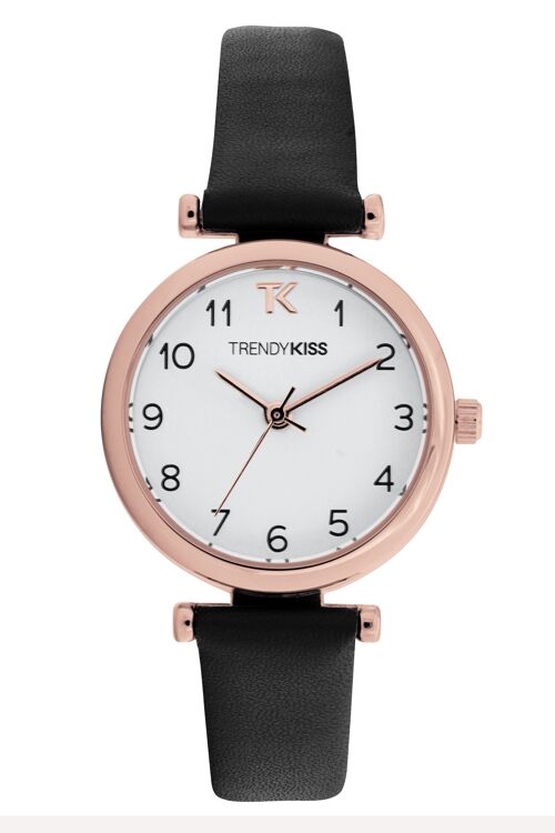 TRG10134-01 - Montre femme analogique Trendy Kiss - Bracelet cuir - Romy