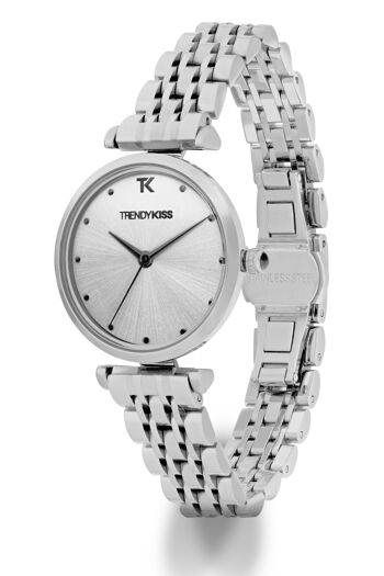 TM10137-03 - Montre femme analogique Trendy Kiss - Bracelet acier inoxydable - Théa 2