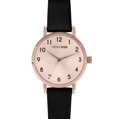 TRG10129-04 - Trendy Kiss analog women's watch - Leather strap - Solène