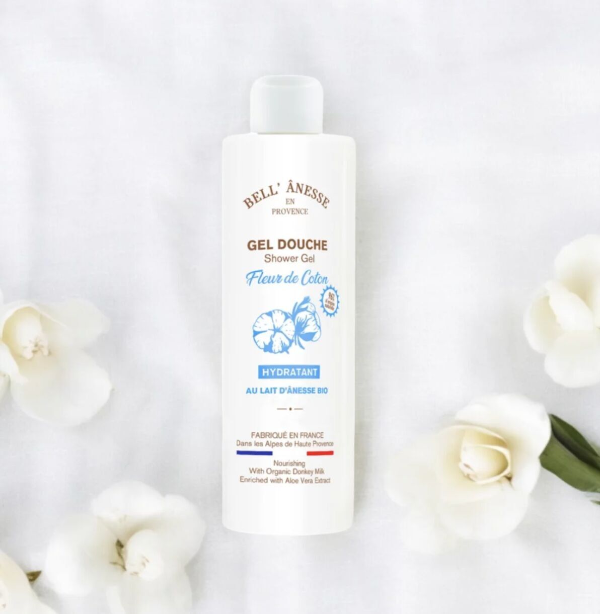 Duschgel Baumwollblüte Bio-Eselsmilch 250ml